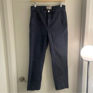 Everlane Navy straight leg cropped
